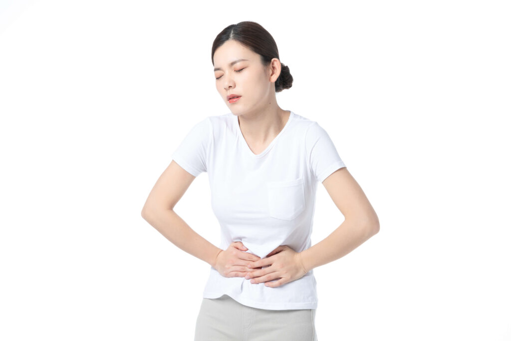 bị đau bụng