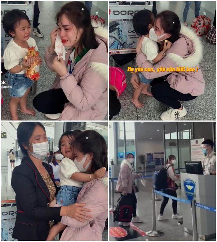 xuat khau lao dong mẹ trẻ xuất khẩu lao động tạm biệt con gái