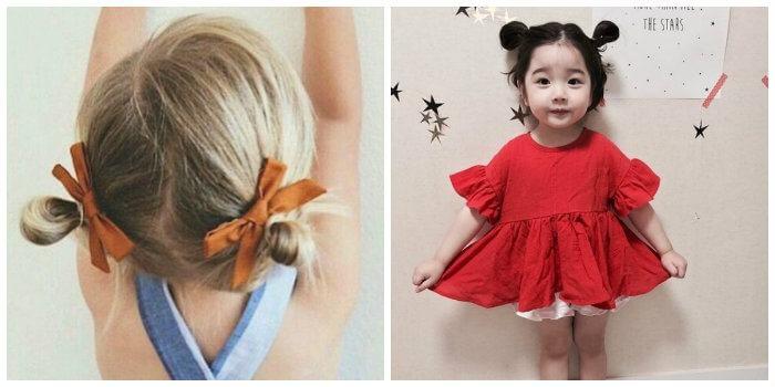Mách mẹ các kiểu buộc tóc đẹp cho bé gái xinh xắn dễ làm 49 cach buộc tóc