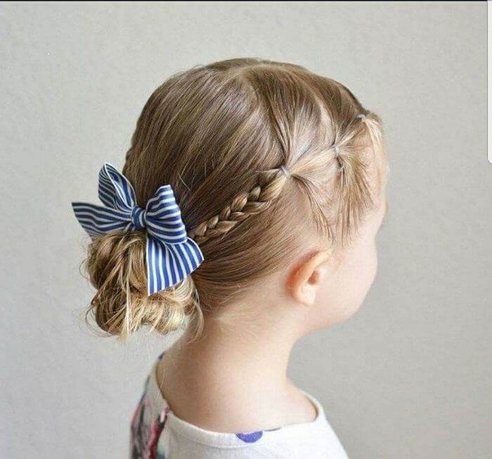 Mách mẹ các kiểu buộc tóc đẹp cho bé gái xinh xắn dễ làm 53 tóc tết đẹp