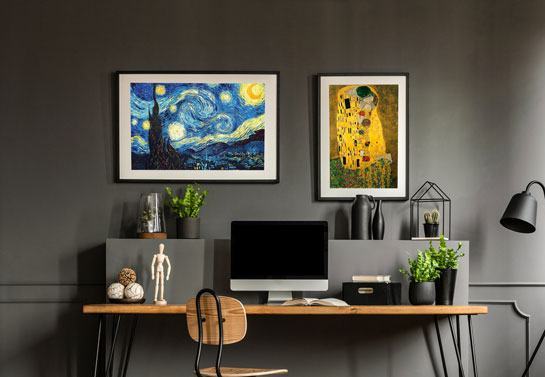 trang trí nhà đẹp bằng tranh treo tường nghệ thuật