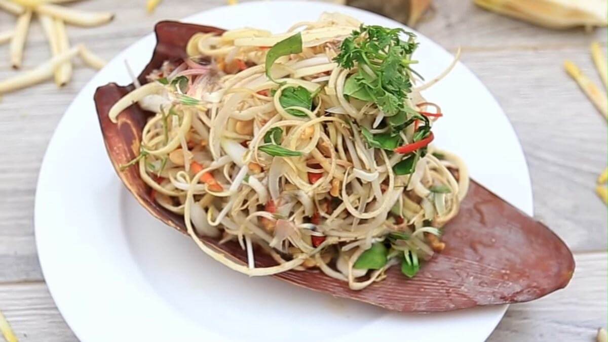 gỏi hoa chuối
