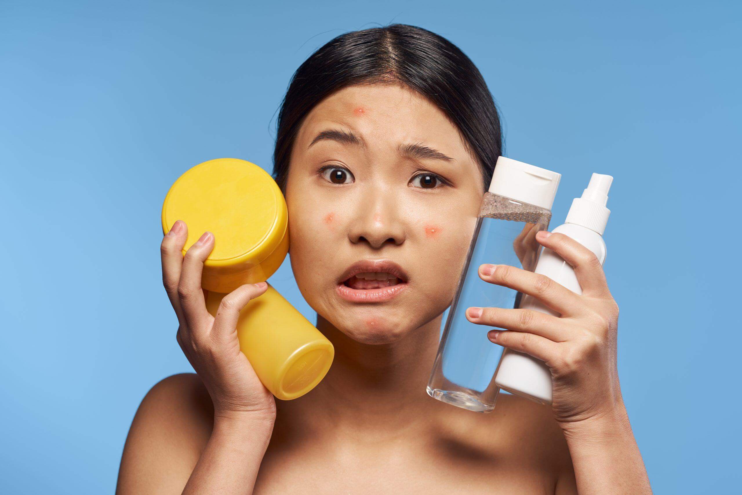 điều trị mụn cho bà bầu