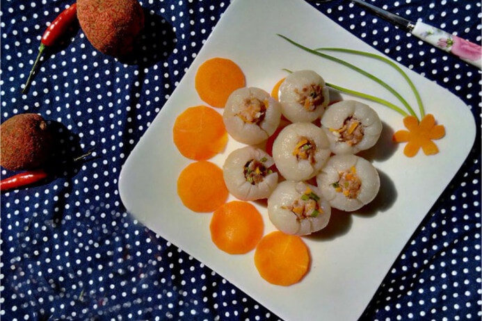 Vải elsa và 3 công thức làm món ngon từ vải mẹ trổ tài làm ngay cho cả gia đình 40 vải nhồi tôm