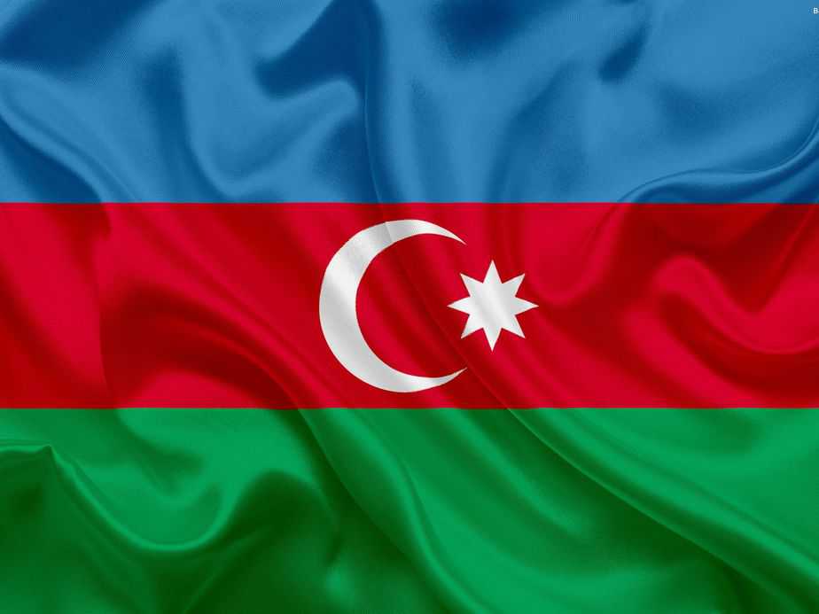 Quốc kỳ của các quốc gia trên thế giới, mẹ chỉ ngay cho bé yêu nhé! (Phần 1) 114 Azerbaijan