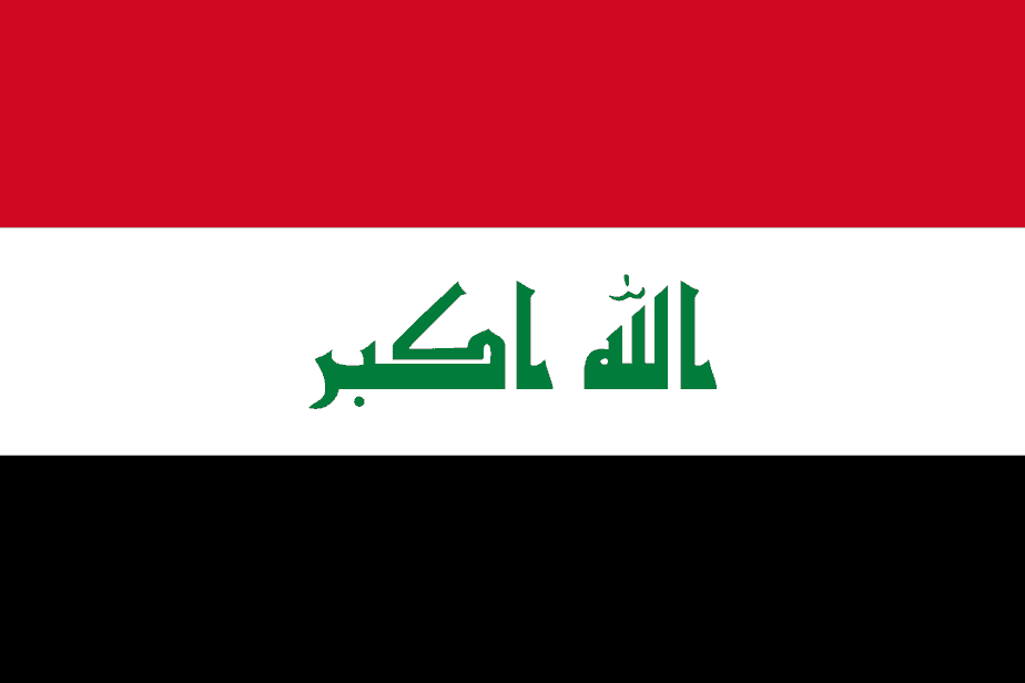 Quốc kỳ của các quốc gia trên thế giới, mẹ chỉ ngay cho bé yêu nhé! (Phần 1) 121 Iraq