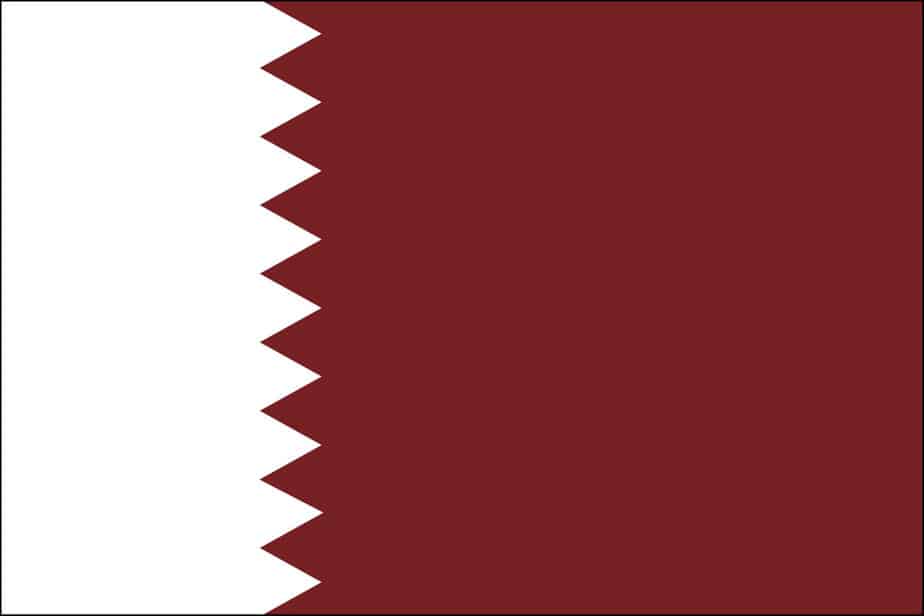 Quốc kỳ của các quốc gia trên thế giới, mẹ chỉ ngay cho bé yêu nhé! (Phần 1) 107 Qatar