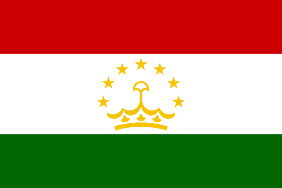 Quốc kỳ của các quốc gia trên thế giới, mẹ chỉ ngay cho bé yêu nhé! (Phần 1) 127 Tajikistan