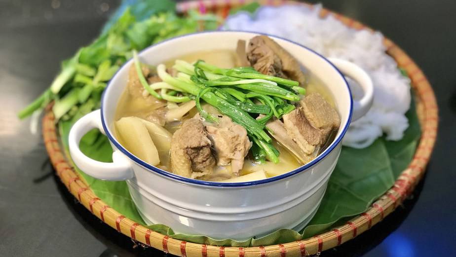 Cách nấu bún măng vịt ngon đậm đà, hấp dẫn tại nhà 34 bún măng vịt