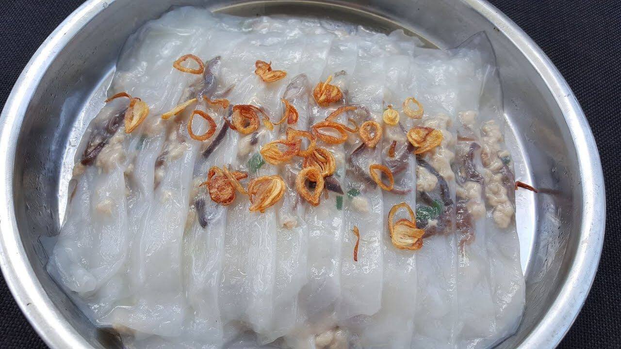 Cách làm bánh cuốn từ bánh tráng và bột pha sẵn bằng chảo chống dính cực đơn giản 35 làm bánh cuốn