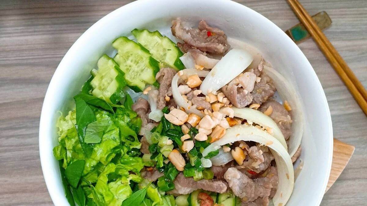 Mách bạn cách làm bún thịt xào đổi khẩu vị mùa dịch 36 bún thịt xào
