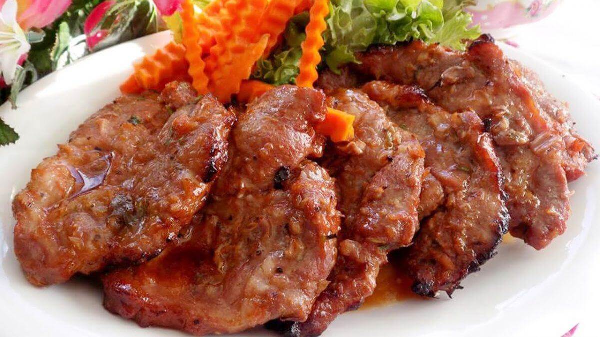 Cách làm cơm tấm sườn chả tại nhà ngon như ngoài hàng 36 làm sườn nướng