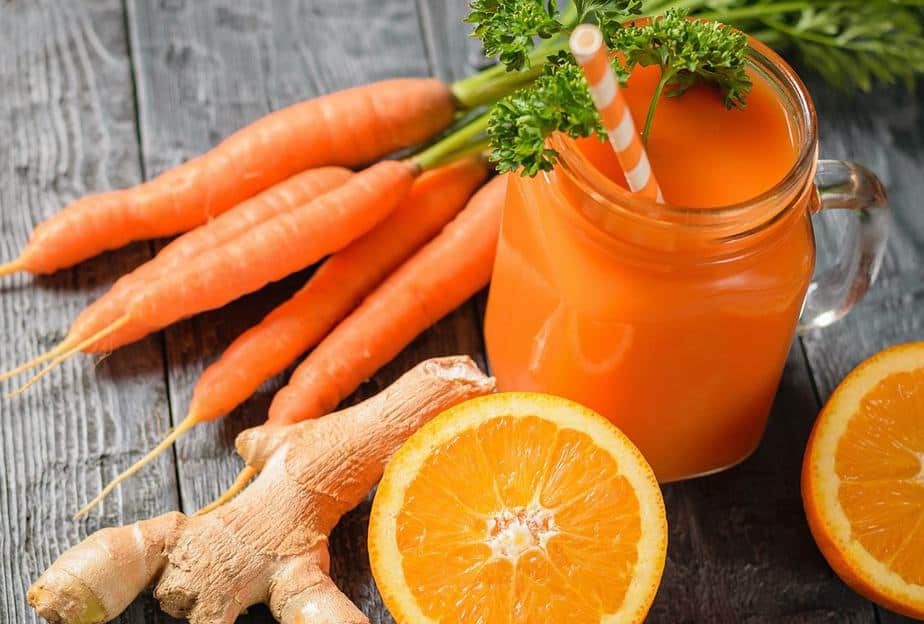 Giải độc cơ thể ngay với 4 công thức detox từ rau củ quả 40 gừng cam cà rốt
