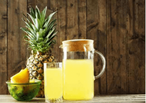 nước ép thơm trái cây giải nhiệt mùa hè