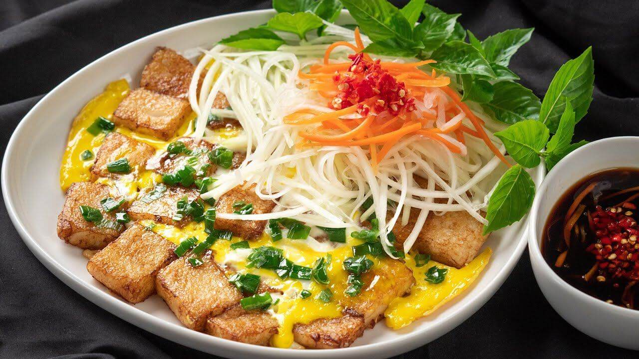 bột chiên trứng