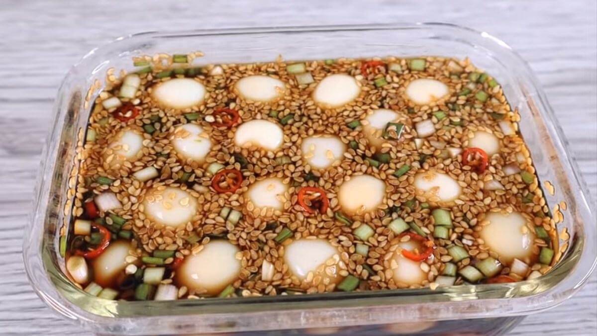 Cách làm trứng ngâm tương chuẩn vị Hàn thơm béo, cực kỳ bắt cơm 36 trứng ngâm tương