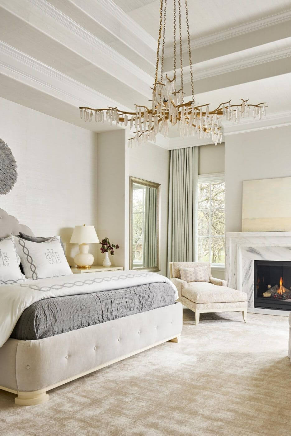 30 Ý tưởng trang trí phòng ngủ màu trắng trang nhã, sang trọng 91 trang trí phòng ngủ màu trắng 30