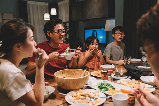 bữa tối bên gia đình