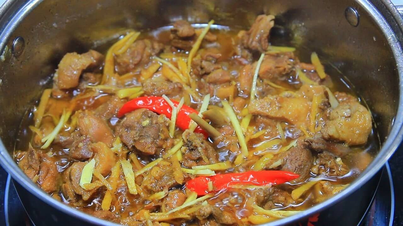 Mách mẹ công thức nấu vịt kho gừng ấm bụng ngày se lạnh 34 vịt kho gừng