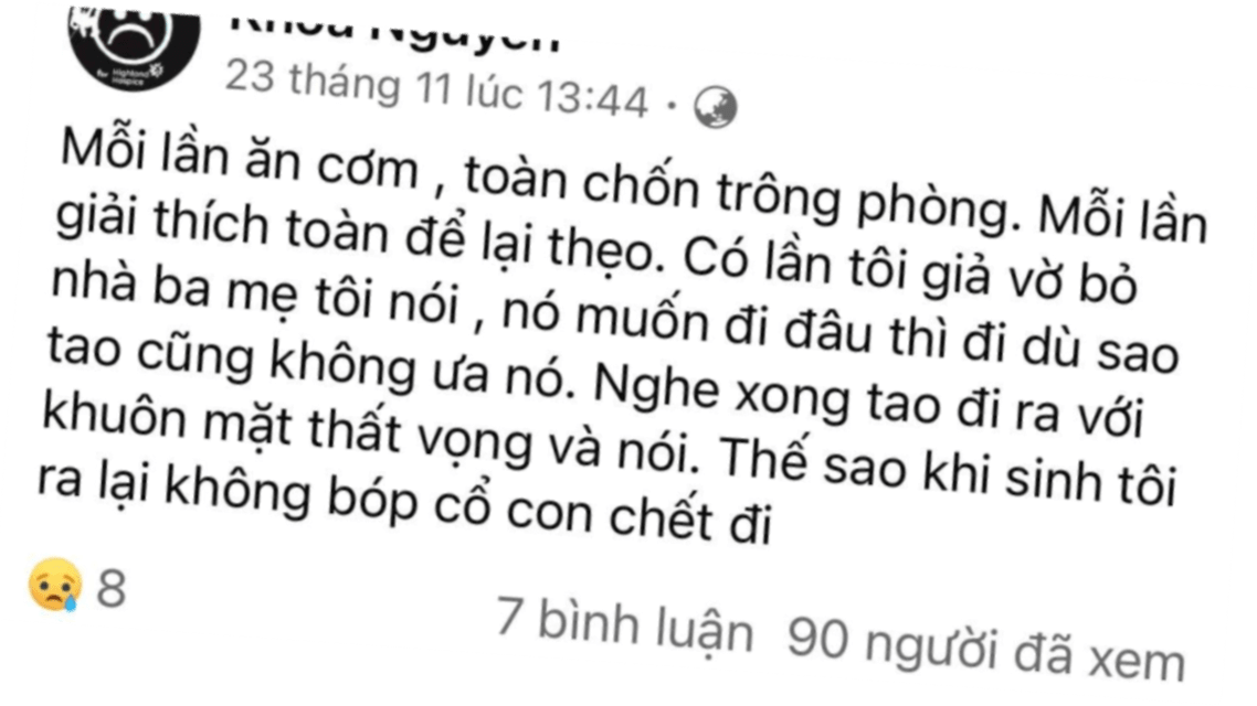 Sốc với 'Hội những người ghét cha mẹ' thu hút hàng ngàn thành viên tuổi teen 36 Sốc với 'Hội những người ghét cha mẹ' thu hút hàng ngàn thành viên tuổi teen 8