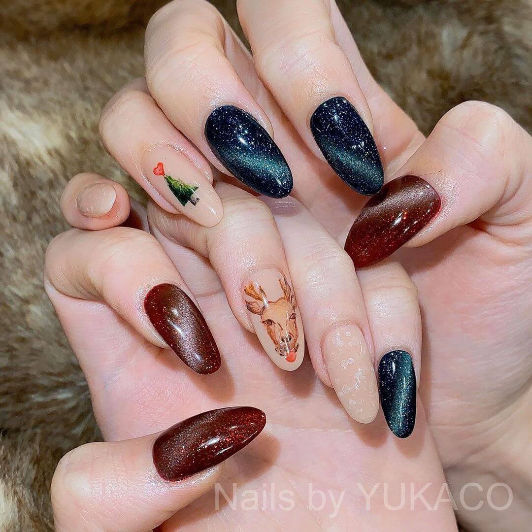 10 Mẫu nail đẹp đón Giáng Sinh 2021 cho mẹ một mùa lễ đáng nhớ 53 họa tiết móng tay đẹp
