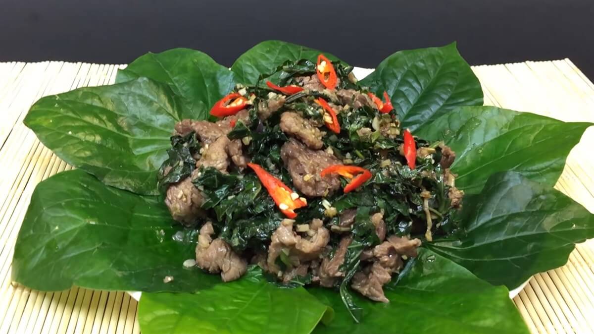 Bò xào lá lốt