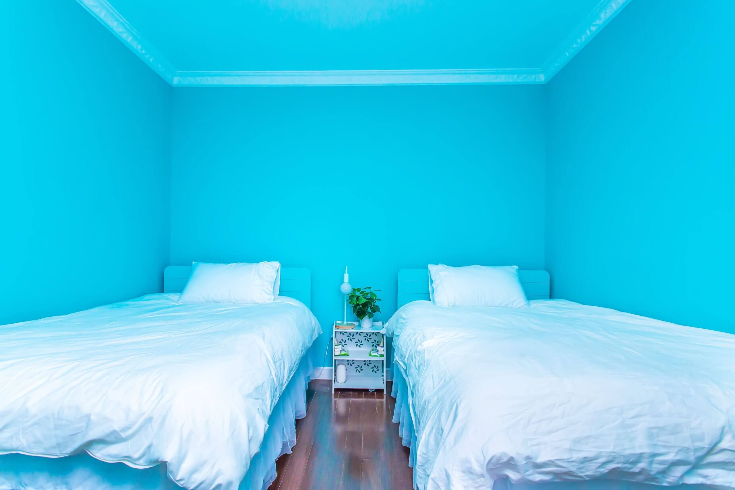 phòng ngủ xanh dương phòng ngủ xanh dương