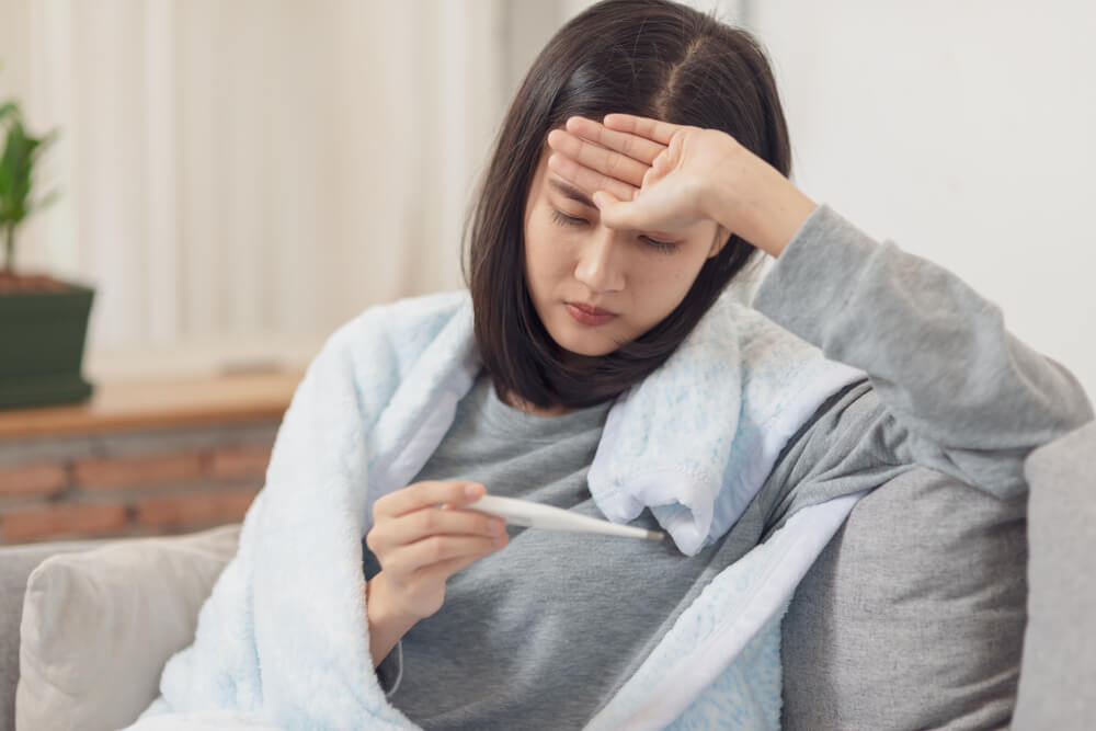 Tắc tia sữa bị sốt tắc tia sữa bị sốt