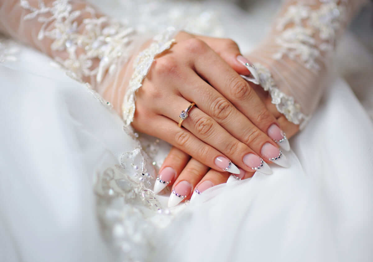 mẫu nail đẹp cho cô dâu mẫu nail đẹp cho cô dâu