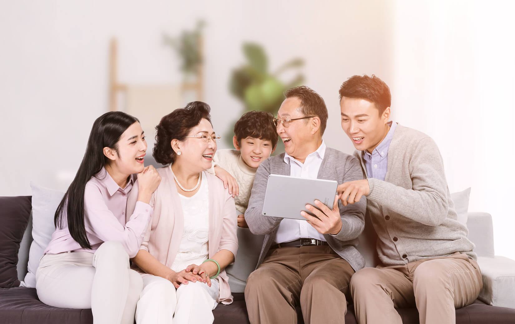 một gia đình nhiều thế hệ