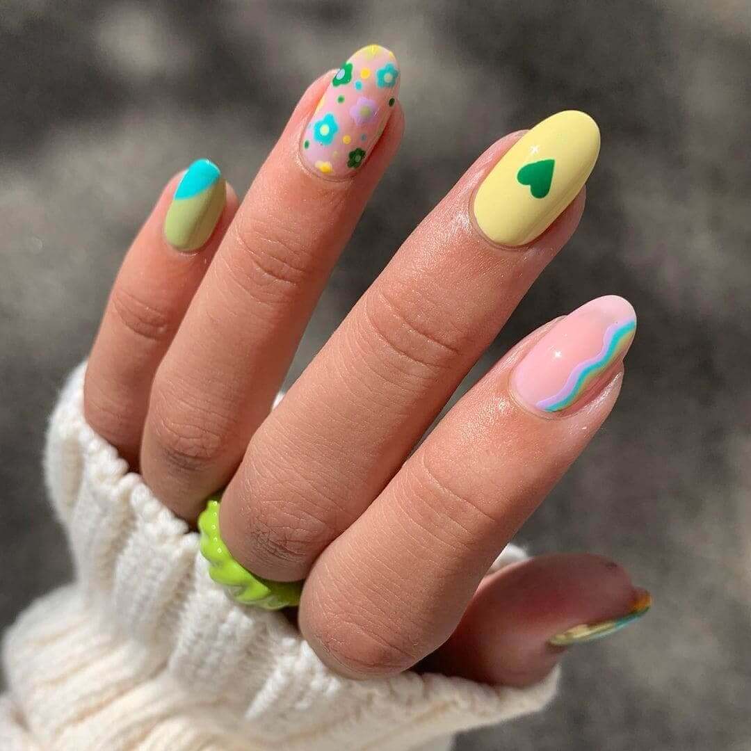 bộ nail phá cách sơn bộ nail phá cách sơn
