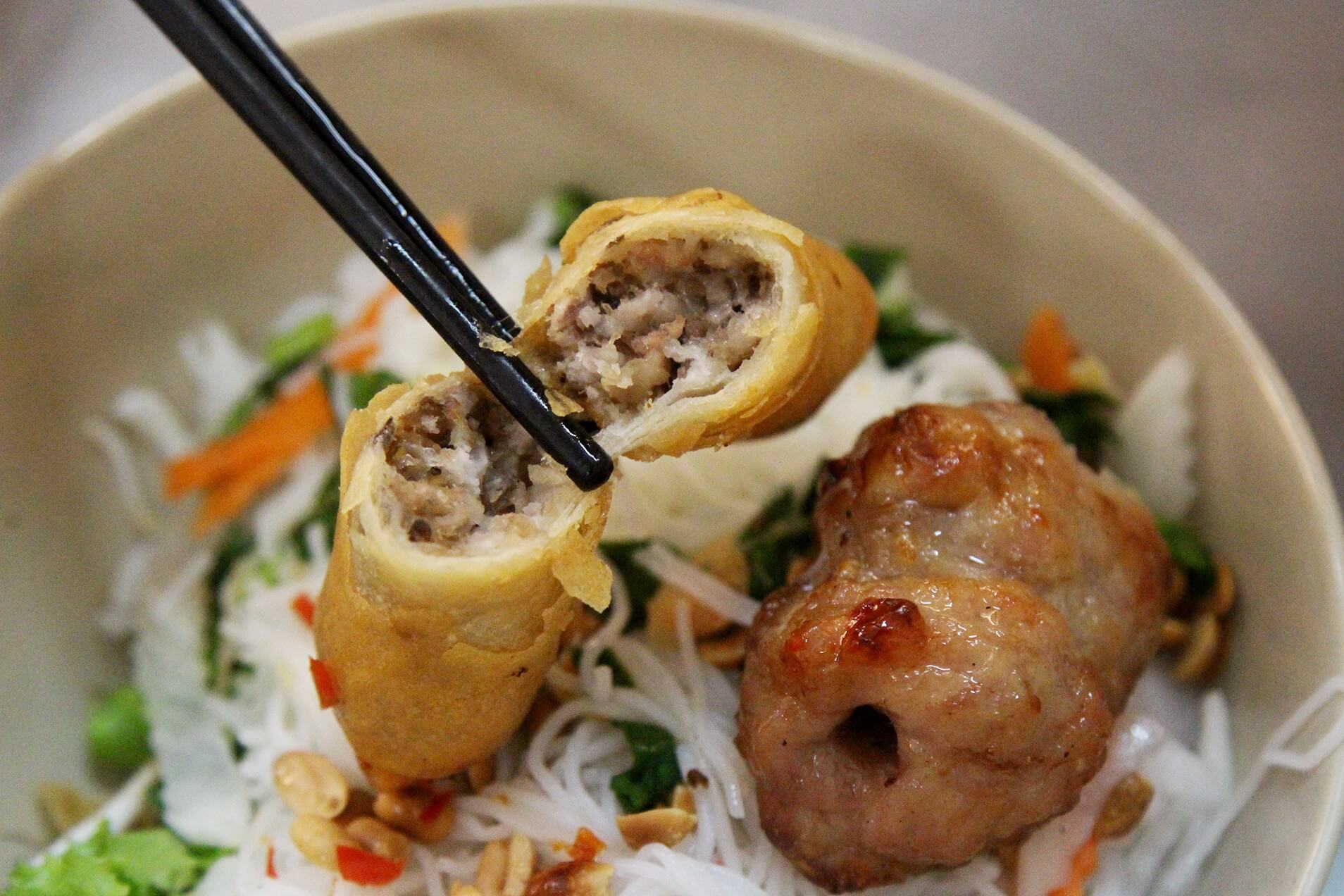 Cách làm bún chả giò Cách làm bún chả giò