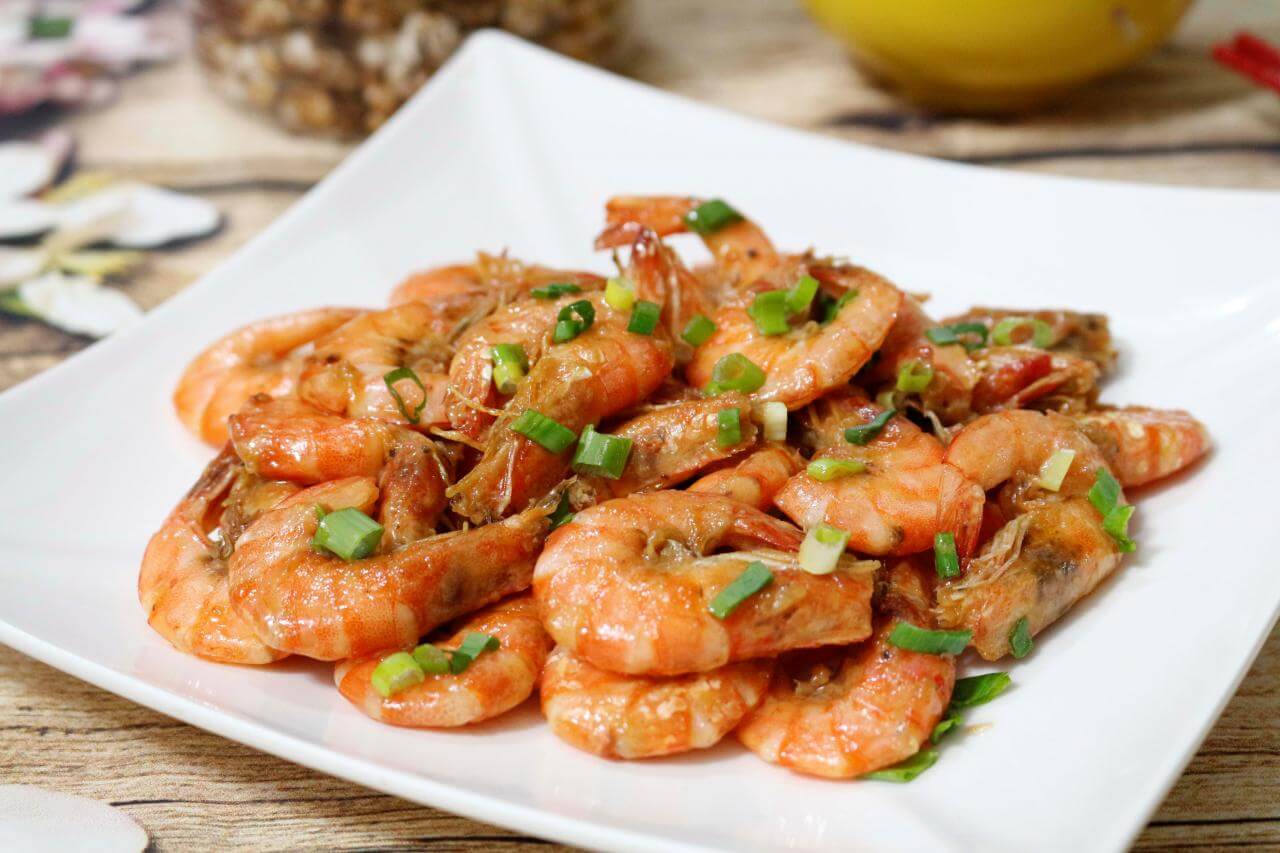Tôm rim nước cốt dừa món ngon từ tôm