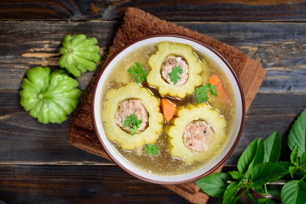 Canh khổ qua dồn thịt canh khổ qua dồn thịt