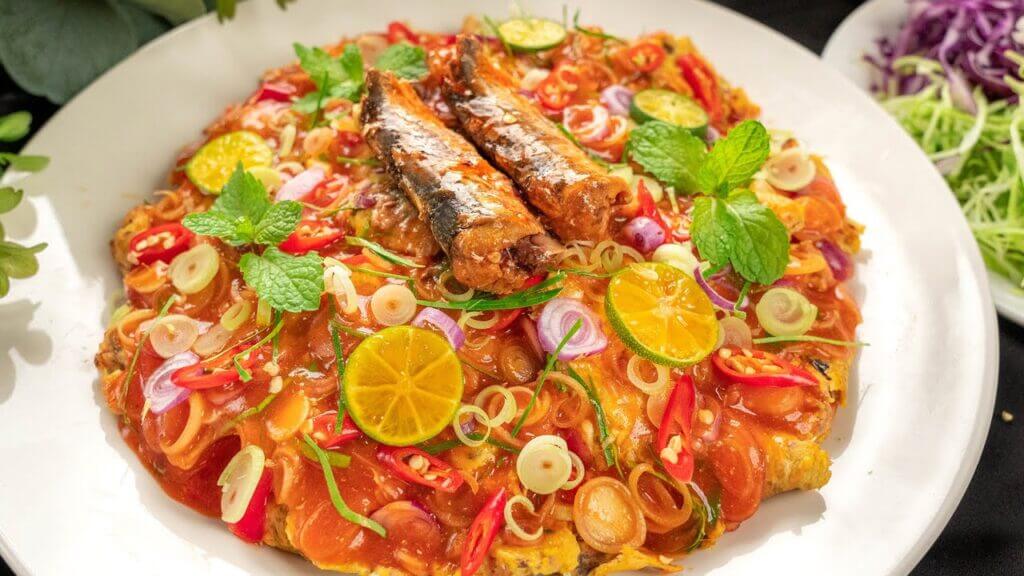 nấu cá hộp ngon