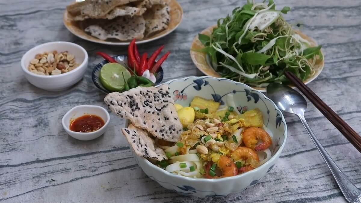 cách nấu mì quảng