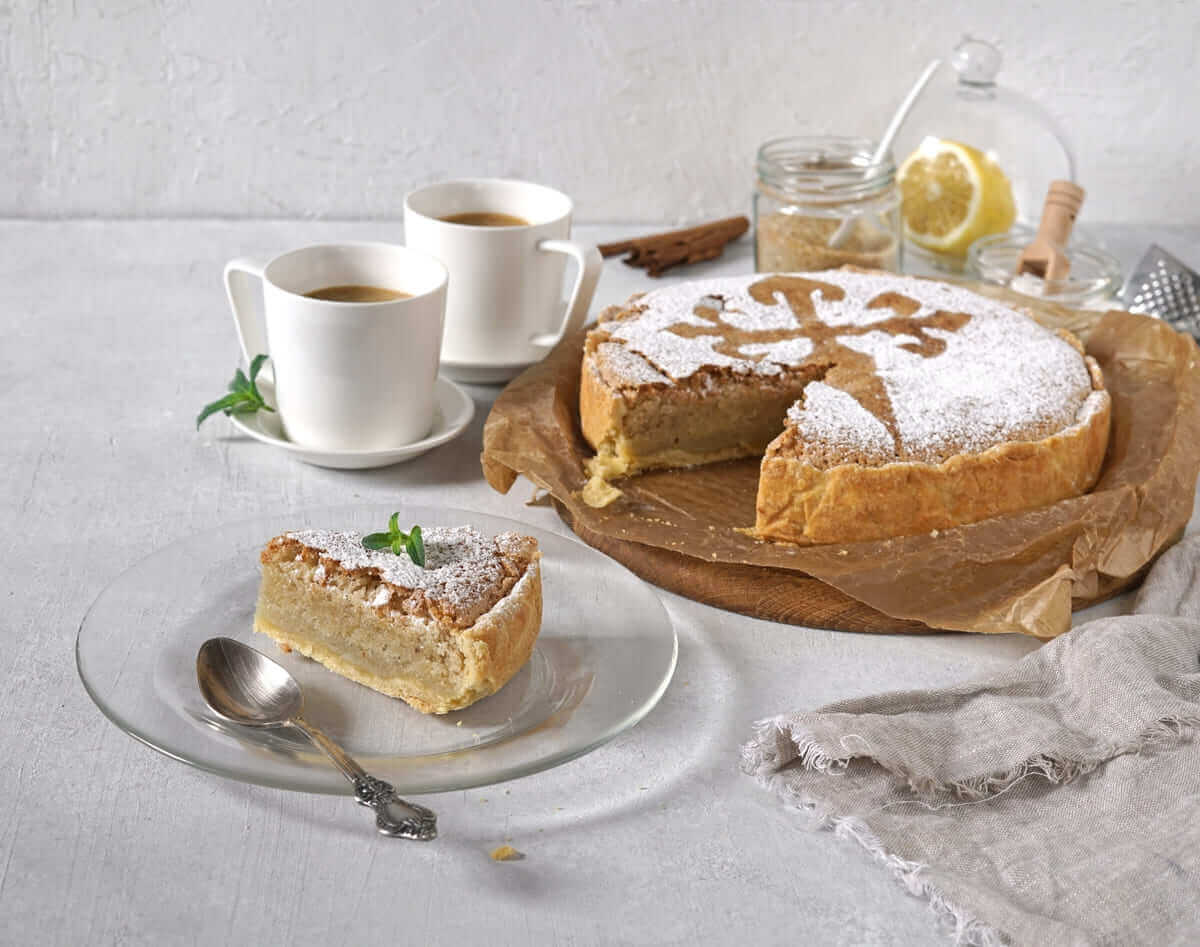 Món tráng miệng châu âu - Tarta de Santiago Món tráng miệng châu âu - Tarta de Santiago