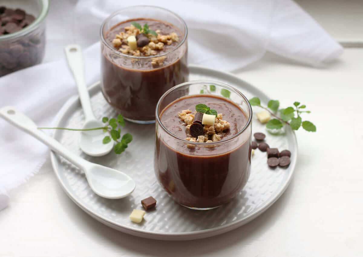 Món tráng miệng châu âu - Pudding socola món tráng miệng châu âu