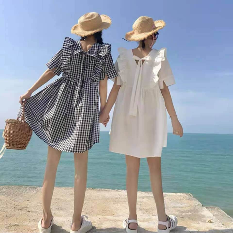 Váy babydoll đi biển Váy babydoll đi biển