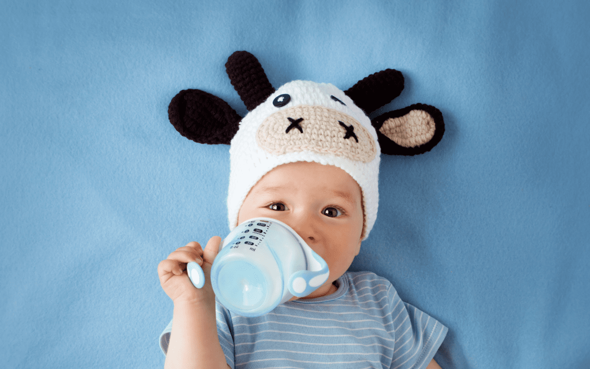 bé bị dị ứng đạm sữa bò