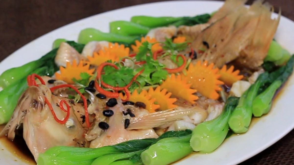 Cách làm cá diêu hồng hấp hành Cách làm cá diêu hồng hấp hành