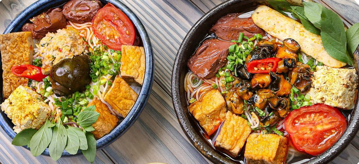 Cách nấu bún riêu cua đồng miền Bắc