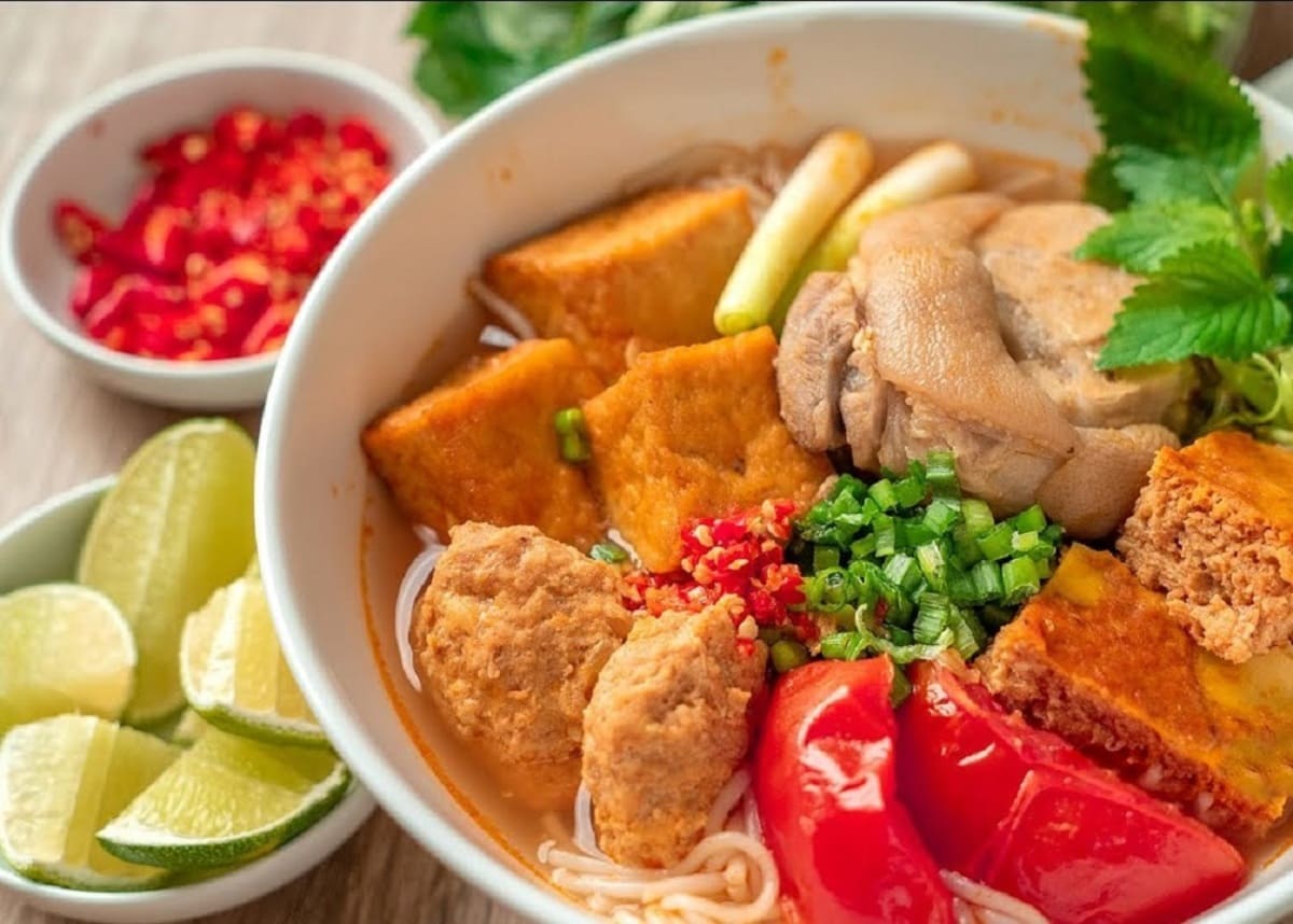 cách nấu bún riêu cua miền nam