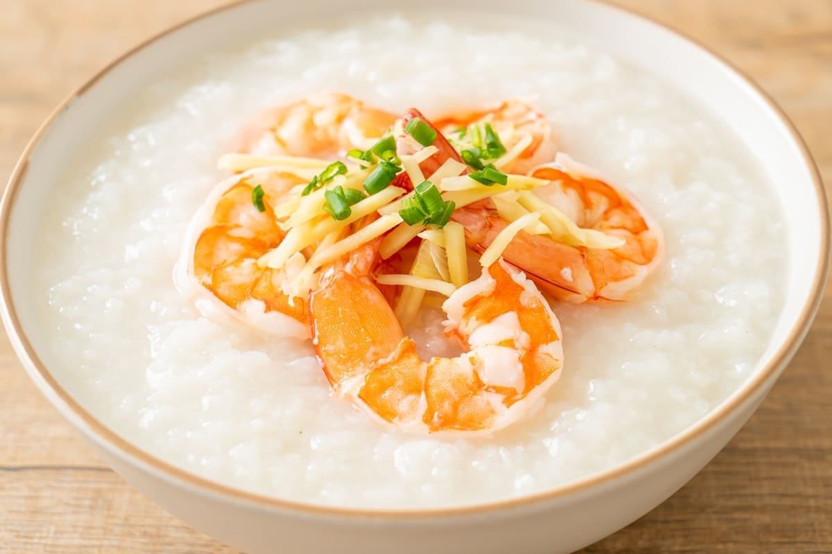 cháo tôm trứng gà cháo tôm trứng gà