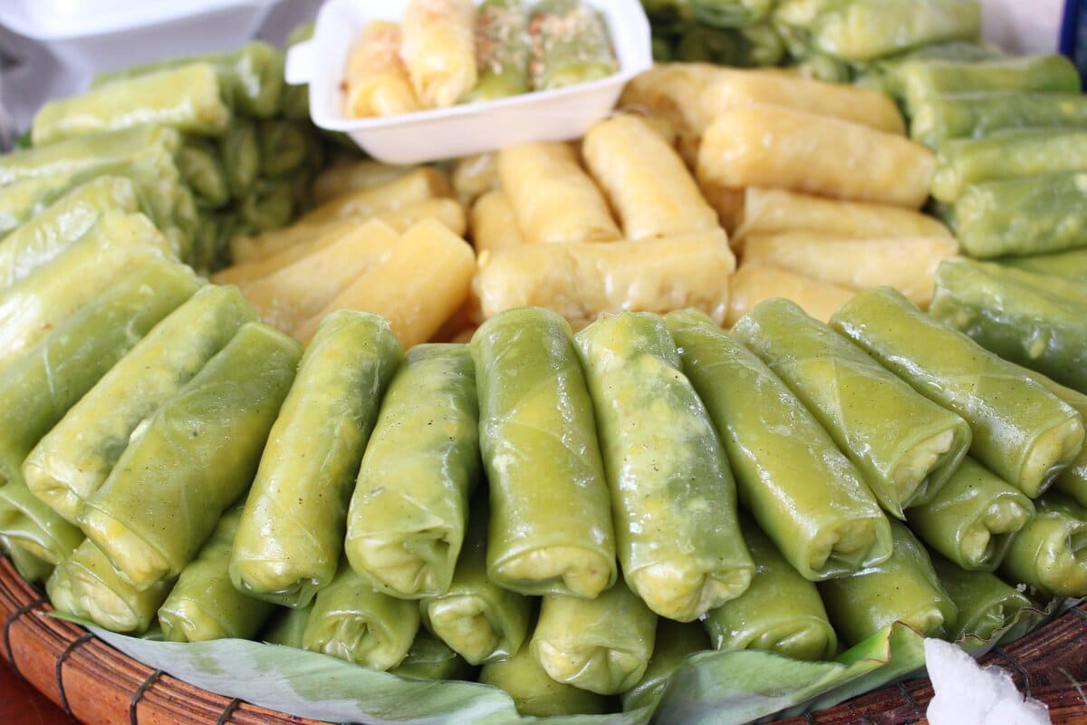 Bánh cuốn ngọt Campuchia món chay ngon miệng