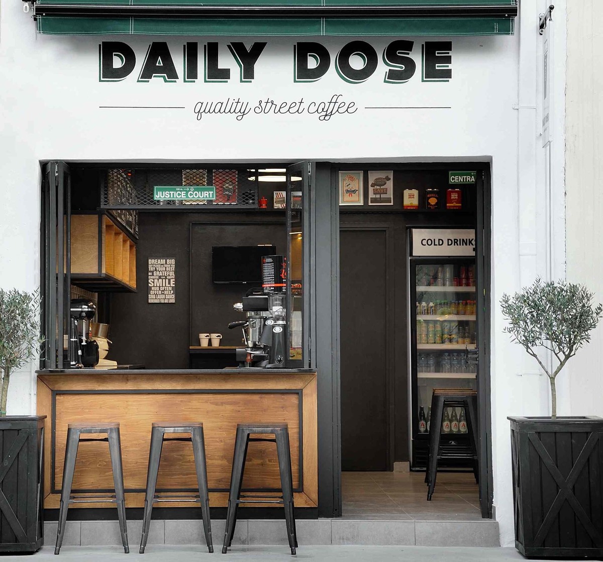 quán cà phê làm việc daily dose 
