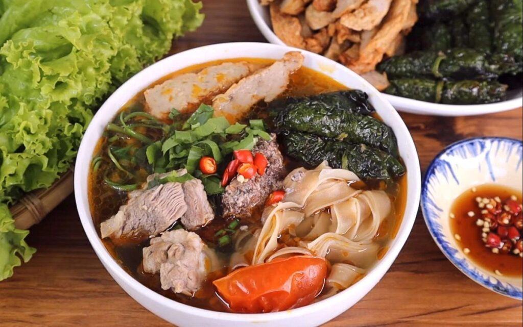 cách nấu bánh đa cua