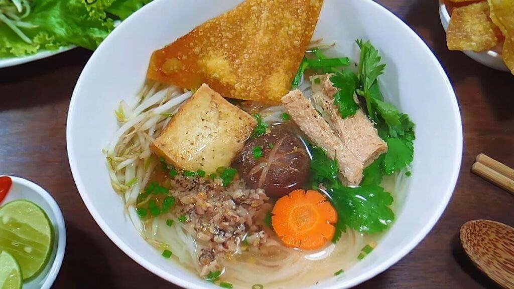 cách nấu hủ tiếu chay