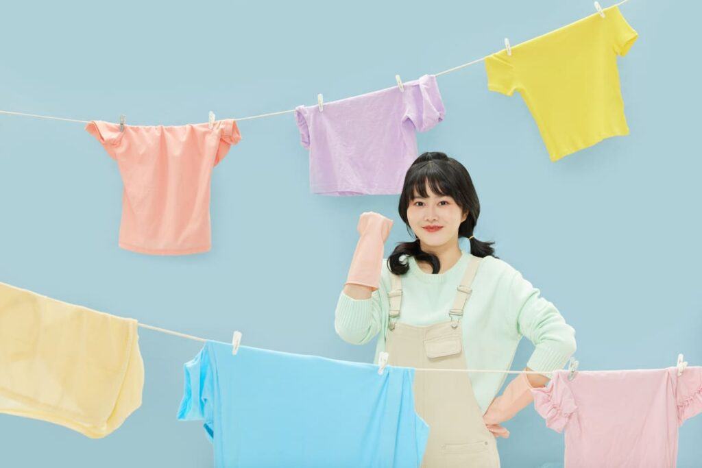 cách tẩy những vết bẩn cứng đầu trên quần áo