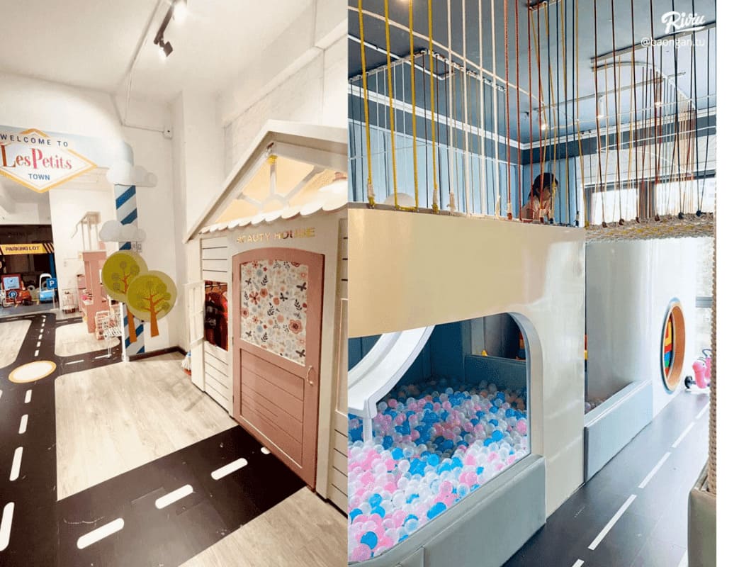 Les Petits Cafe & Kids Playground quán cafe có khu vui chơi cho bé
